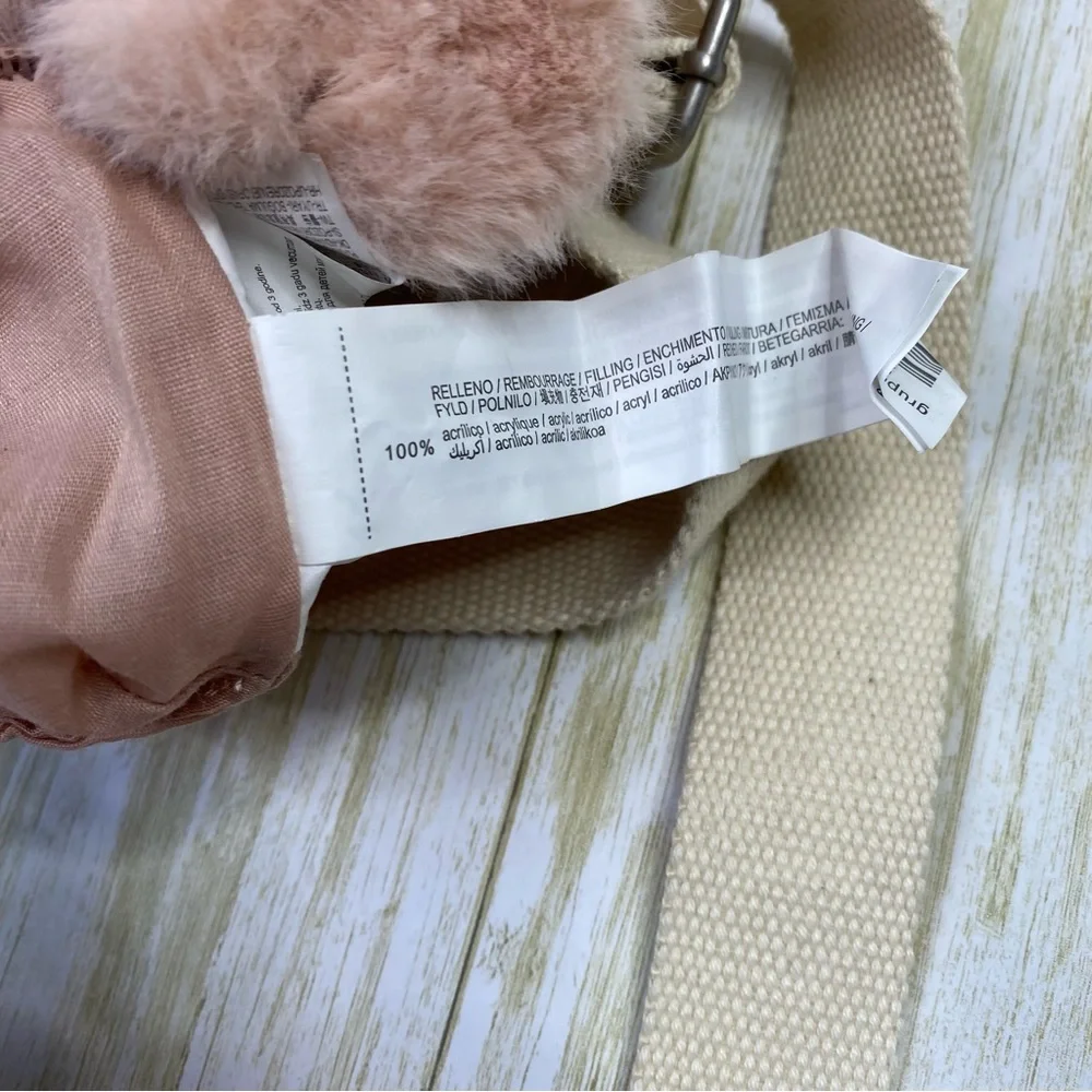 Zara Kids Pink Plush Unicorn Backpack